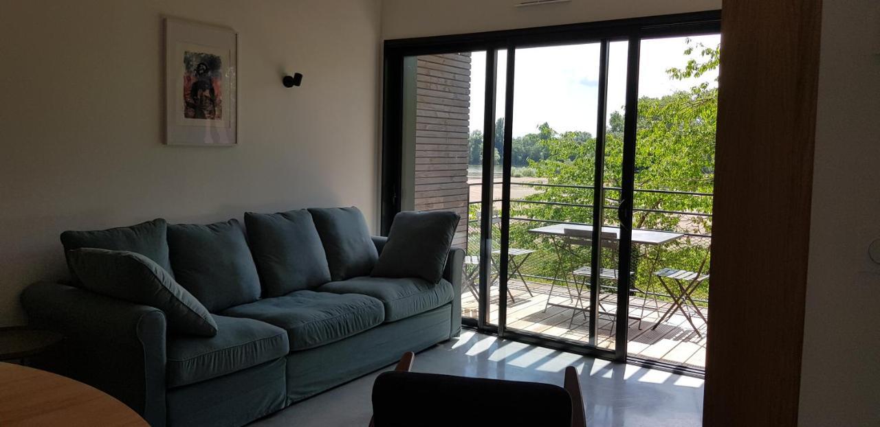 Appartement Vue D'Exception Sur Loire Avec Terrasse Les Ponts de Ce Bagian luar foto